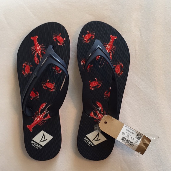 Other - Sperry Wharf Thong Lobster Flip Flops Size 8M